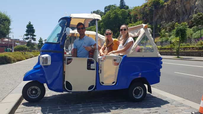funchal tour guidato della città tuktuk