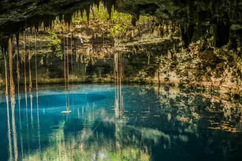 Bike, Swim, Stroll: Cenotillo, Cenote Xooch & Izamal Tour