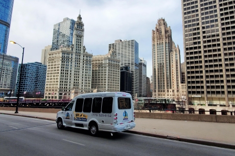 Chicago: tour en microbús y crucero de arquitectura opcionalChicago: tour de 2 h en microbús