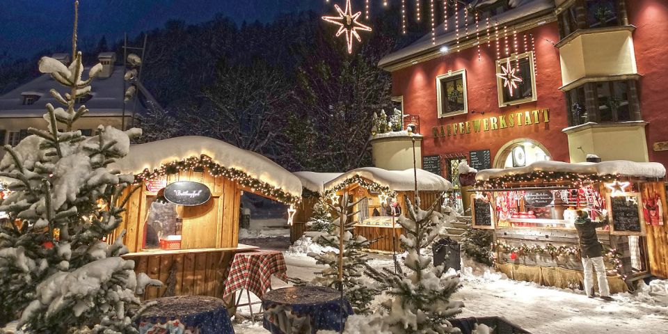 Visita aos Mercados de Natal em Strobl, St. Wolfgang e St. Gilgen na região de Salzkammergut, próximo de Salzburgo