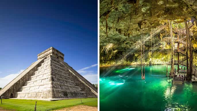 chichén itzá cenote maya excursão de dia inteiro