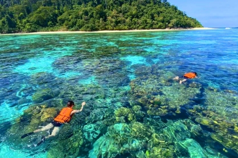 Depuis Krabi : snorkeling à Koh Rok et Koh Haa en hors-bord