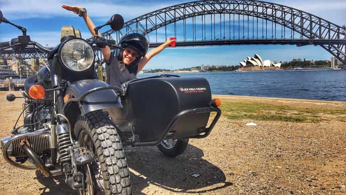 sydney 2.5hour vintage sidecar sightseeing tour