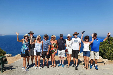 Rhodes Town and Lindos: Private Minibus Tour 1-3 Persons Group