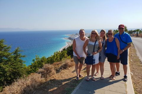 Rhodes Town and Lindos: Private Minibus Tour 1-3 Persons Group