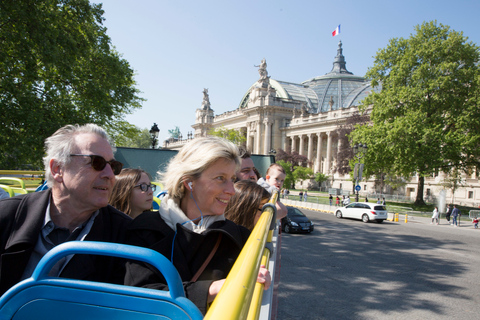 Parijs: Hop-on-hop-off-bustour & Seine Cruise Bundle TourBuspas voor 3 dagen en rondvaart over de Seine van 1 uur