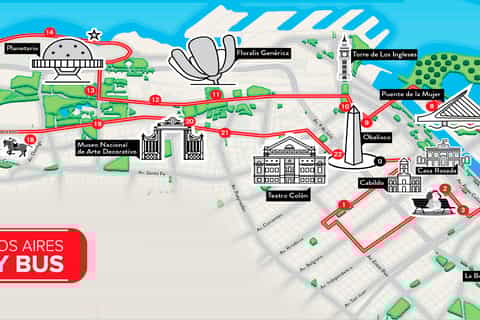 Buenos Aires: Hop-On Hop-Off City Bus Tour