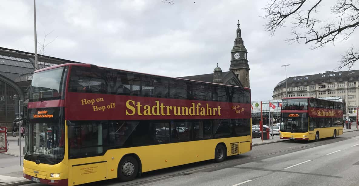 Hamburg: Hop-On/ Hop-Off Sightseeing Tour Classic Line