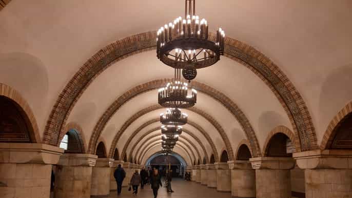 kiev excursão guiada privada de 2 horas às estações de metrô