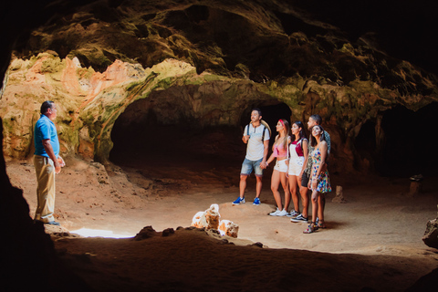 Visite de la plage et des grottes