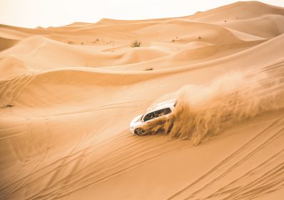 Doha: Ökenäventyr Dune Bashing, kameler och förfriskningar