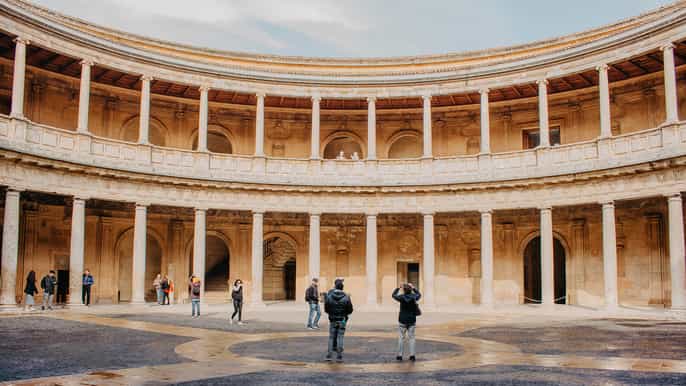 granada führung alhambra palast von carlos v. umgebung