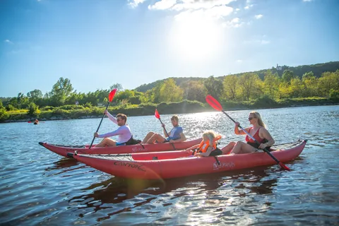 Prag: Udlejning af dobbeltkajak på Vltava-floden