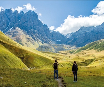 Juta: One Day Trip Hiking Towards Chaukhi Mountains