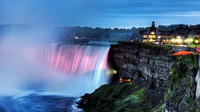 cataratas del niágara canadá día y noche con cena