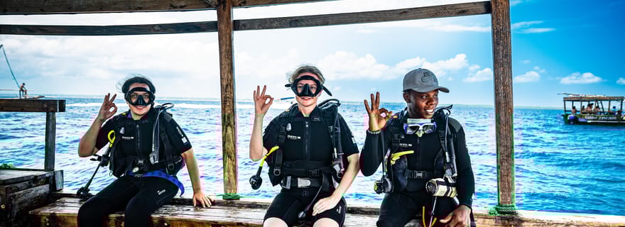 Zanzibar 1 jour de cours de plongée sous-marine pour débutants avec déjeuner