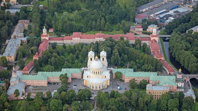 st. petersburg chapel of xenia and alexander nevsky lavra