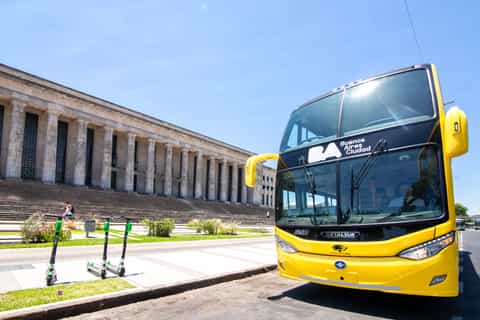 buenos aires hoponhopoff bus with audioguide