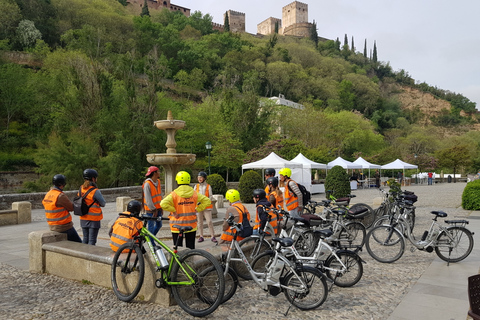 Granada: E-Bike Tour and Fast-Track Alhambra TicketAlhambra Ticket (No Guide) &amp; Albayzin-Sacromonte Ebike Tour