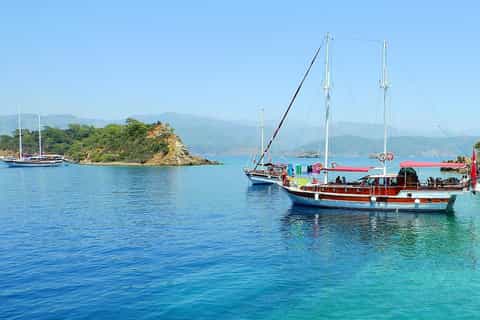 fethiye/oludeniz fullday 12 island cruise with bbq lunch