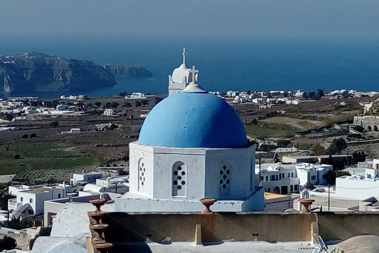 Santorini: tour met kleine groepen langs Venetiaanse kastelen