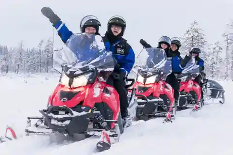 Rovaniemi: Nem snescootersafari