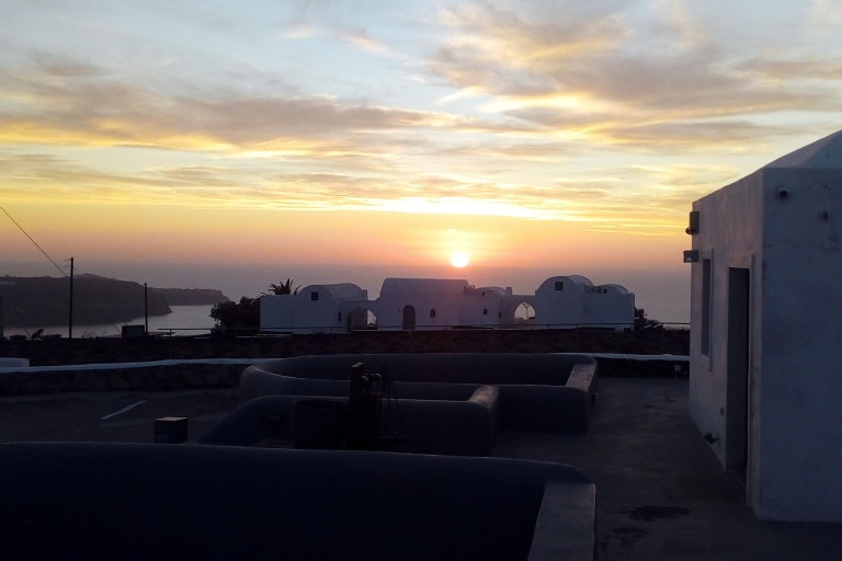 Santorini: wijnproeverij en zonsondergang bekijken