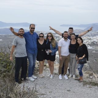 Santorini: Puolen päivän yksityinen kiertoajelu