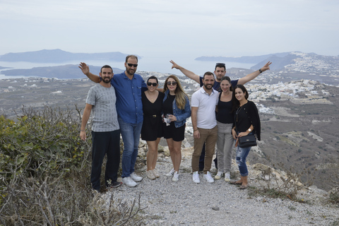 Santorini: Halvdags sightseeingtur med upphämtning på hotelletGruppresa