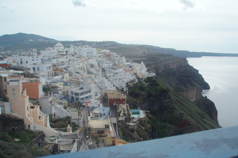 Santorini: tour panoramico di mezza giornata con servizio di prelievo in hotelTour di gruppo