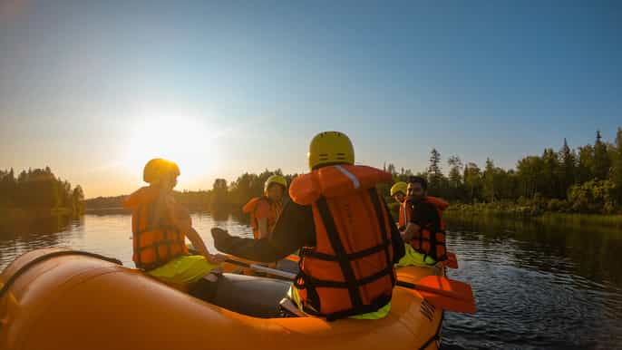 rovaniemi 3hour arctic river rafting adventure