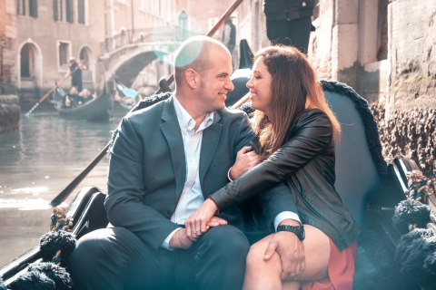 Venetië: privégondelrit met fotoshoot