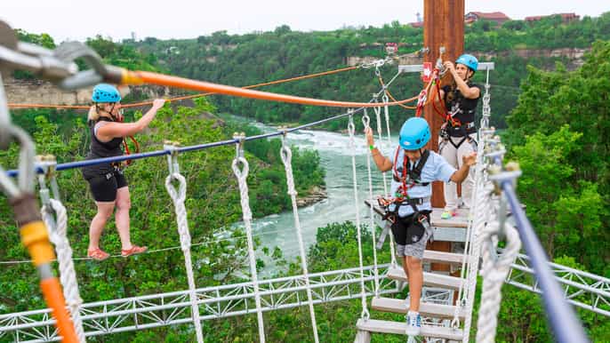 cataratas do niágara canadá whirlpool adventure ropes course