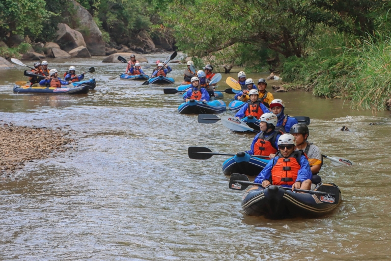 Chiang Mai: Excursión de 3 horas de senderismo y kayak hinchable