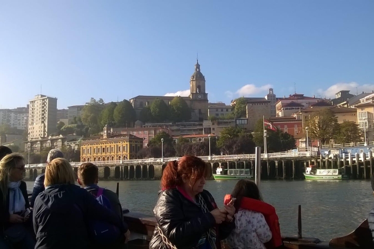Bilbao: Wycieczka łodzią i chodzeniem z PintxosBilbao: Francuska wycieczka łodzią i zwiedzaniem z Pintxos