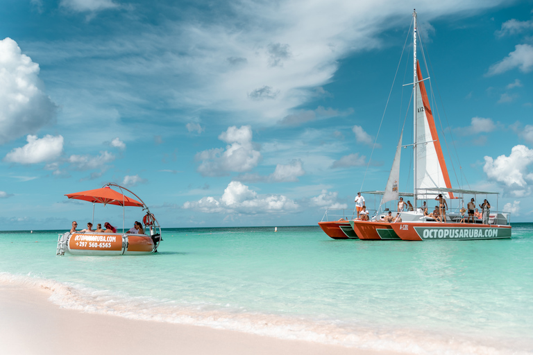 Aruba: Katamaran till snorklingsplatser på halv dags rundtur