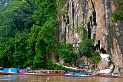 Luang Prabang: Pak Ou-grottorna &amp; Kuang Si Falls dagsutflykt