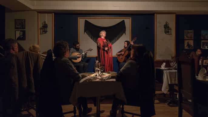 3hour porto by night tour with fado show dinner