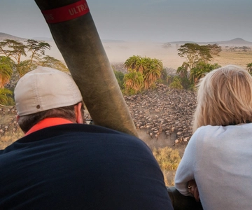 Parque Nacional Serengeti: Safari de Balão ao Amanhecer