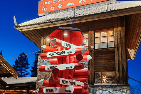 Rovaniemi:Santa Claus Village Guided Tour with Santa's gift Private Santa village