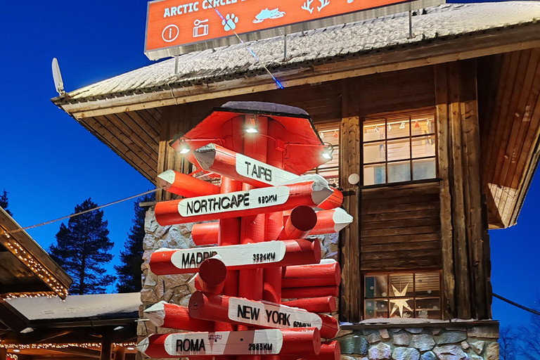 Rovaniemi:Santa Claus Village Guided Tour with Santa's gift Private Santa village
