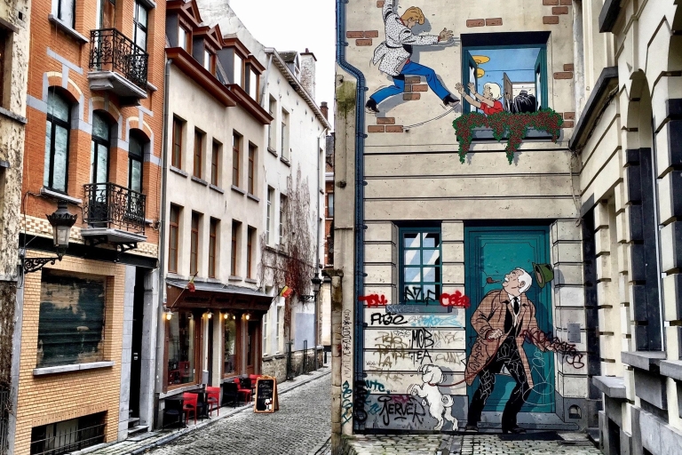 Cómics y Arte Callejero de Bruselas: Visita Privada a Pie