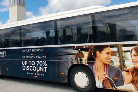From Lisbon: Round-trip Shuttle to Freeport Fashion Outlet