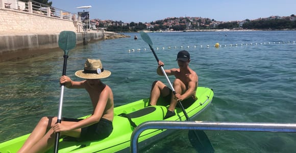 Pula: Kajakfahren und Schnorcheln Selbstgeführte Tour