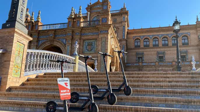 sevilla 2 stunden elektrorollerverleih mit gpsroute