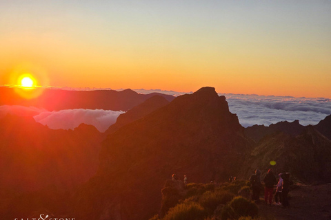 Madeira: Pico do Arieiro Sunset & Stairway to Heaven Walk Pico do Arieiro Sunset & Optional Stairway to Heaven Walk