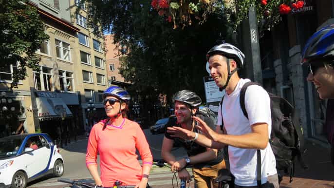 vancouver bike tour gastown chinatown granville island