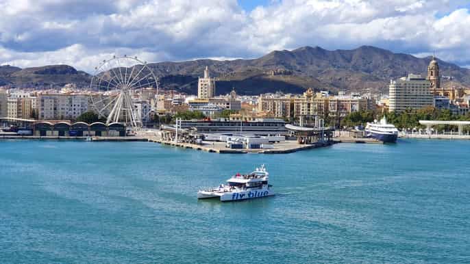 malaga catamaran trip