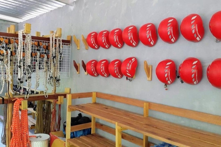 Krabi: Halbtägiges Zip Line-AbenteuerTreffpunkt am Nopparat Thara Pier in Ao Nang