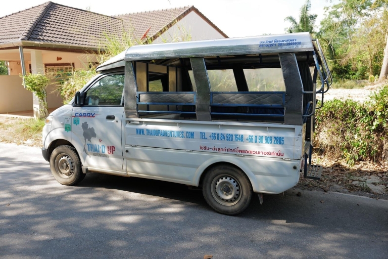 Krabi: Zip Line Adventure van een halve dagHotel ophalen in Klong Muang en Tubkaek Beach